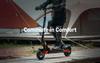 JOYOR T6 48V 18Ah Foldable Electric Scooter, 600W Motor, 70km Range, 25km/h, Off-Road Tires, Hydraulic Suspension for Adults Commuting