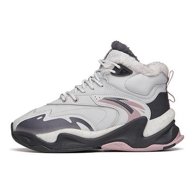 Pulse Life Collectie Fleece gevoerd Hoge top Sport Casual Schoenen Dames Grijs 122148933R-1