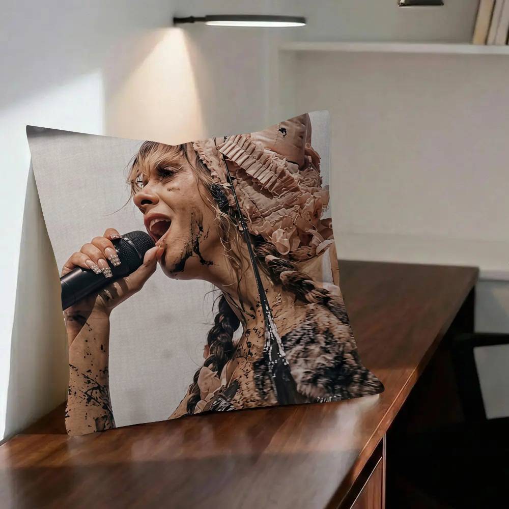 HADES SACRIFICE Melanie Martinez Reflective Cushion Cover Car Throw Pillow Case For Sofa Car Christmas Gift 40x40cm 45x45cm