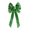 Patrick's Day Wreath Bows Green Glitter Wreath Bow for Front Door Patrick's Day Ornaments for Holiday Party Decor