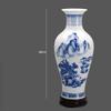 46cm Large Vase Jingdezhen Ceramic Vase Ornament Classical Blue and White Porcelain Pink Vase Home Decoration Decoration Crafts
