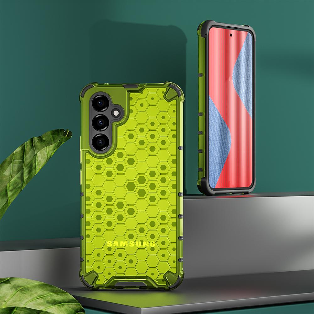 

Противоударный защитный чехол KEYSION для Samsung A54 5G A34 A14 A13 5G A04S, прозрачный сотовый чехол для телефона Galaxy M23 5G M52 M13 for Samsung A34 5G зелёный