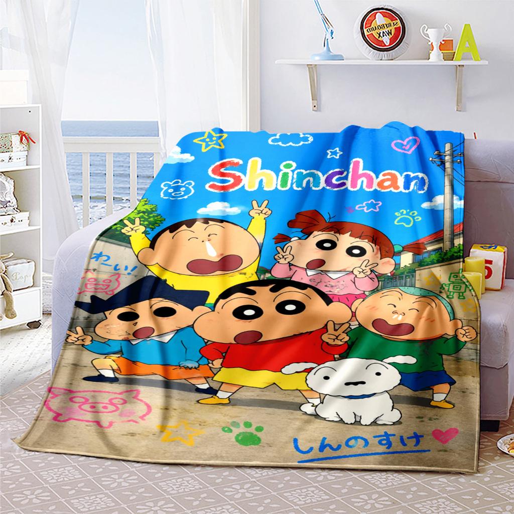 ShinChan Plüschdecke Weich Bequem Alle Jahreszeiten Perfektes Geschenk Sofa Büro Nickerchen Outdoor Reise Decke