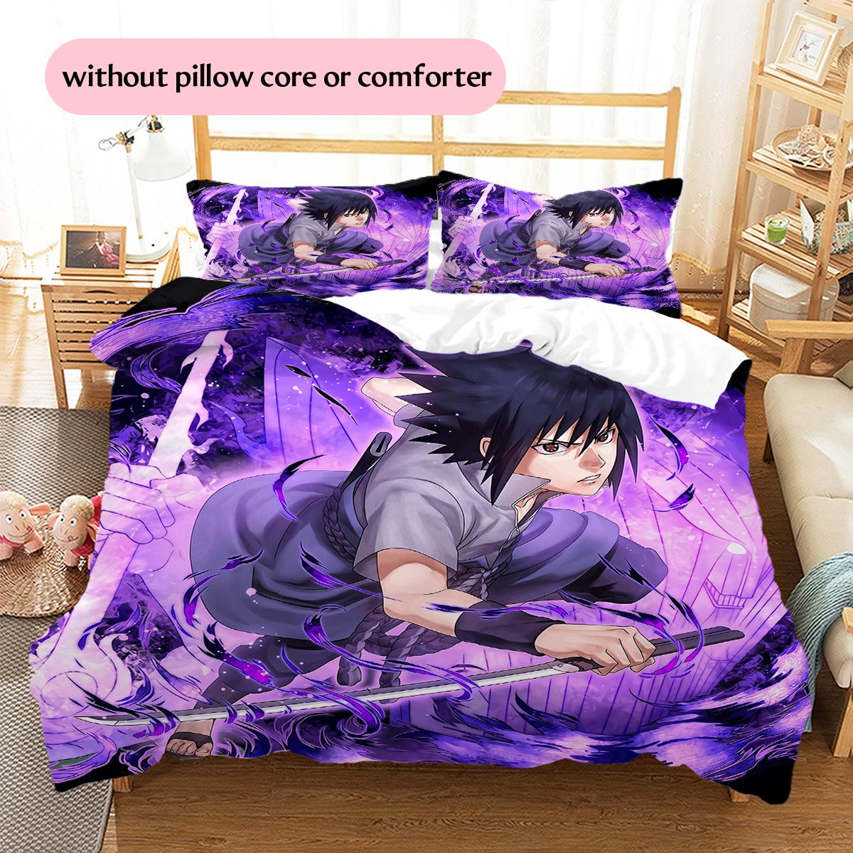 Sasuke Uchiha Naruto Raksta Gultasveļa Mājas