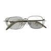 Gold Wire Square Frame Glasses, Lightweight Anti-Blue Light, Unisex, Prescription-Compatible