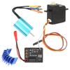 RC Brushless Motor ESC Servo Set Durbale Brushless Motor With Heat Sink for SG1603 1604 RC Car