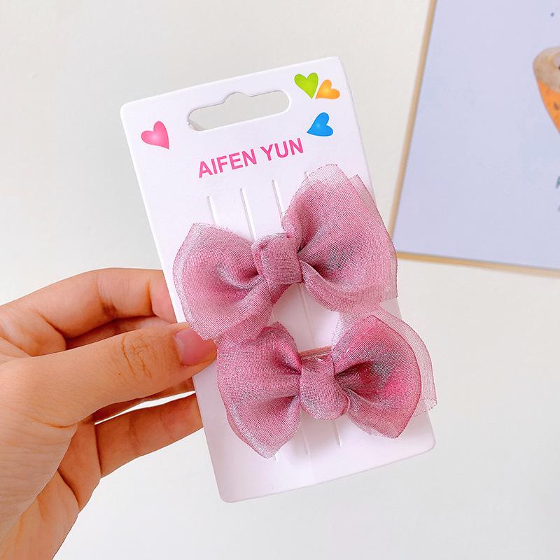 Cute Children Bowknot Princess Hairpins Girls Kids Hair Clips Bows Barrettes Accessories Hairclip Headdress Headwear Ornaments