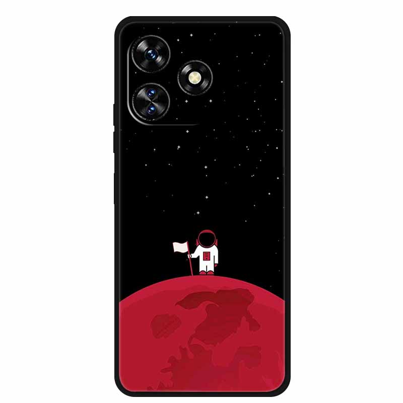 Für Oukitel C51 Hülle Luxus TPU Weiches Silikon Handyhüllen für OukitelC51 C 51 Schutz Stoßfest Rückseite Bumper Cool Coque
