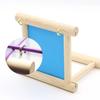 Parrot Perch & Mirror Toy Set for Balcony - Bird Platform & Toy Supplies