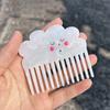 Small-fresh Hair Claw and Hair Comb Cloud Shape Small Mirror Non-slip Headwear