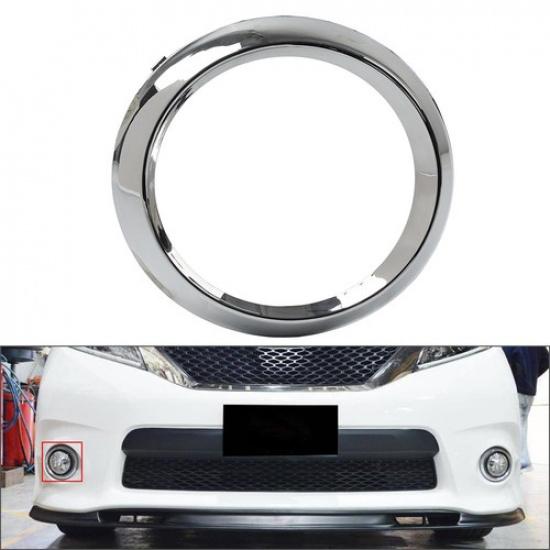 Fog Light Lamp Bezel Cover Chrome Trim Ring For Toyota Sienna SE 2011-2017 12