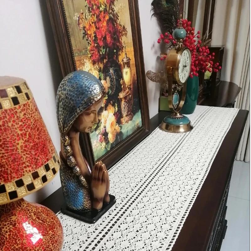 Cute Praying Girl Figurine, Inspirational Office & Home Decor Ornament
