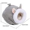 Mini Cute Cotton Warm Pet Hamster Sleeping Nest Small Animal Squirrel House Cage Toy (Gray)