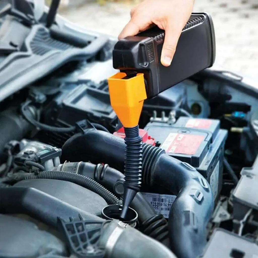 Plastikowy Samochodowy Motocyklowy Lejek do Napełniania Benzyną Olejem Silnikowym Płynem Narzędzie do Wymiany Napełniania Przelewania Wymiana Oleju Lejek Akcesoria