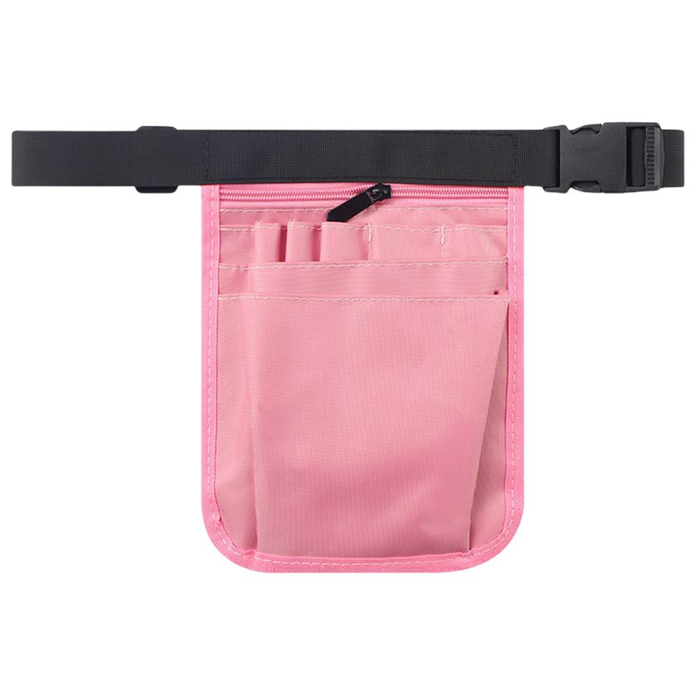 

Waterproof Nurse s Waist Pack Tool Waist Bag Hairstylist Technician Tools Storage Bag Nursing Waist Pack Universal Home Repair B розовый