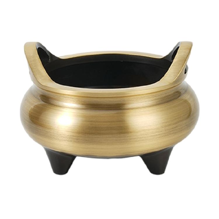 Holder Chinese Three Legs Burning Stand with Elegant Ear Handles Peace Creator Home Decoration