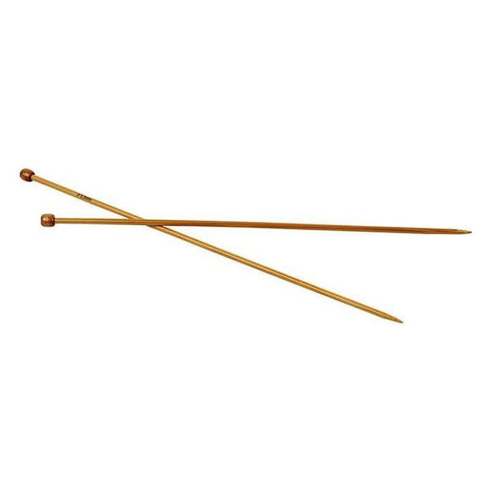4 aiguilles à tricoter en bambou 35 cm - Ø 5 mm
