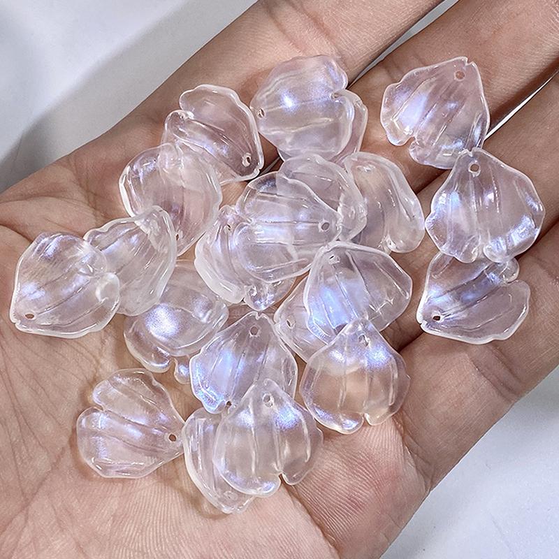 50 Stück Acryl DIY Galsang Blume Lose Perlen Ohrringe Zur Schmuckherstellung Halskette Armbänder