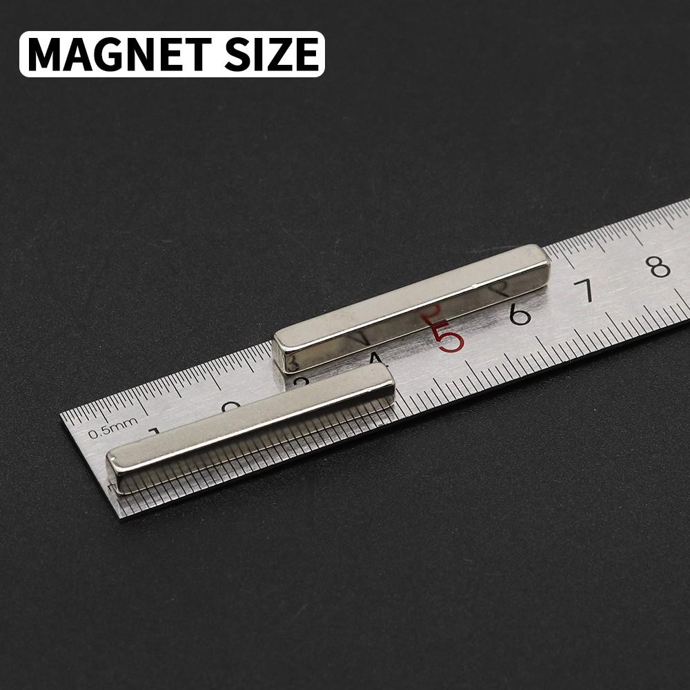 40x5x5mm Ισχυρός Μαγνήτης Νεοδυμίου N35 NdfeB Μόνιμος Μαγνητικός Κύβος Εξαιρετικά Δυνατοί Μαγνήτες Ψυγείου DIY