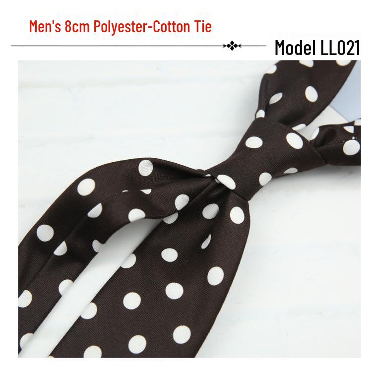 Men's Trendy 8CM Printed Tie: Business, Casual, Retro Fashion Accessory