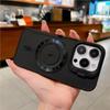 Applicable iPhone17 mobile phone case matte Apple 15 lens holder magnetic protective case 16 pro premium sense