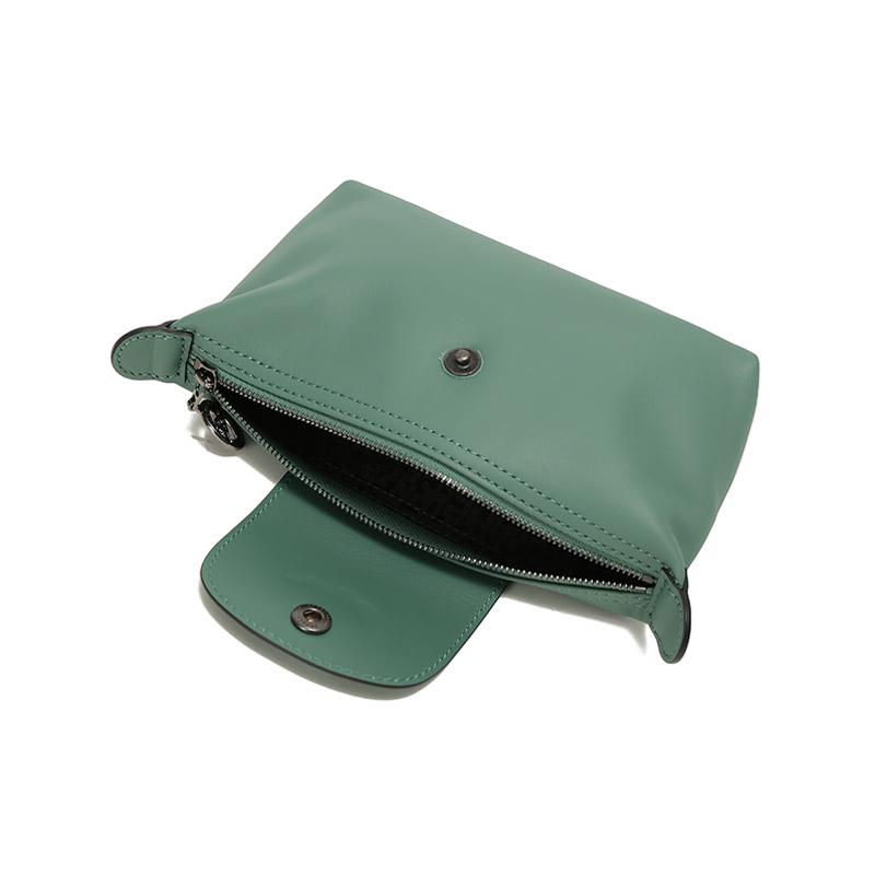 Longchamp Le Pliage Xtra Zipper Snap Closure Leather Dumpling Clutch Women clutch 34174987D90