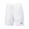 Tennis/Badminton Game Shorts, Half Pants, Japan Badminton Association Approved, Unisex, Adult, White, Size L (62JBB023)