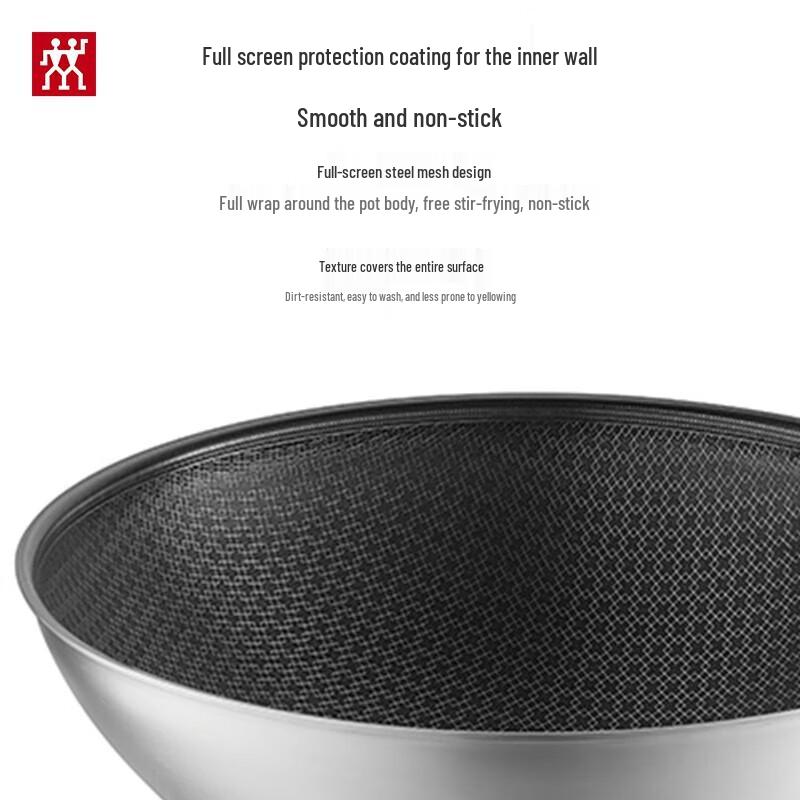 Zwilling Joy Plus 30cm Stainless Steel Wok Set