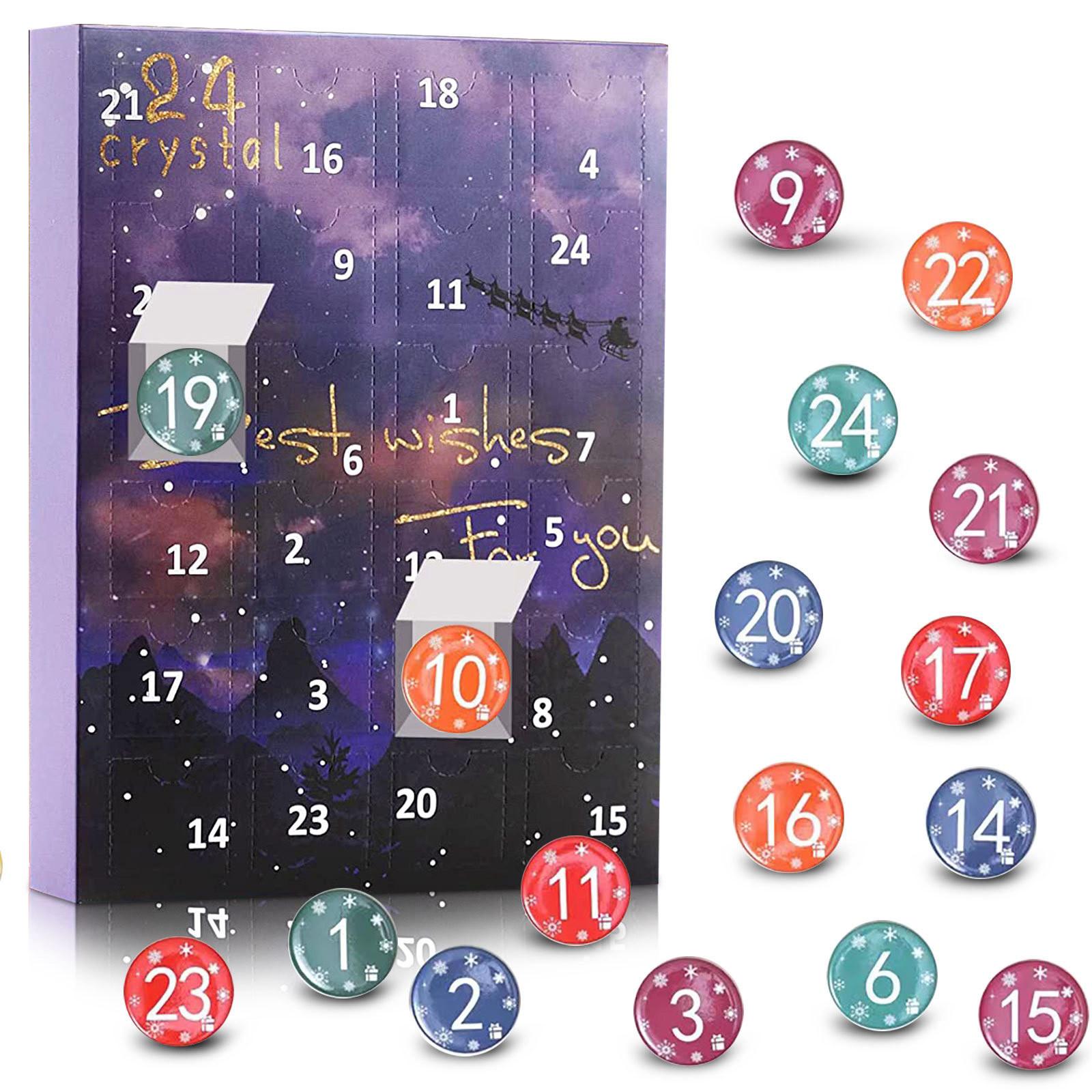 

Рождество 24 Календарь прибытия Медали Календарь обратного отсчета Трансграничные популярные детские рождественские подарки One Size