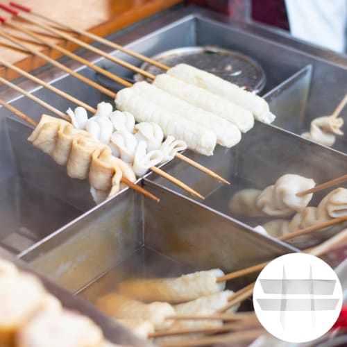 STOBOK Oden Divider, Stainless Steel Oden Pot Accessory, Kitchen Accessories, Cookware, Commercial/Home Use, Lever