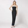 Elegant European and American Style Bandeau Bandage Evening Dress