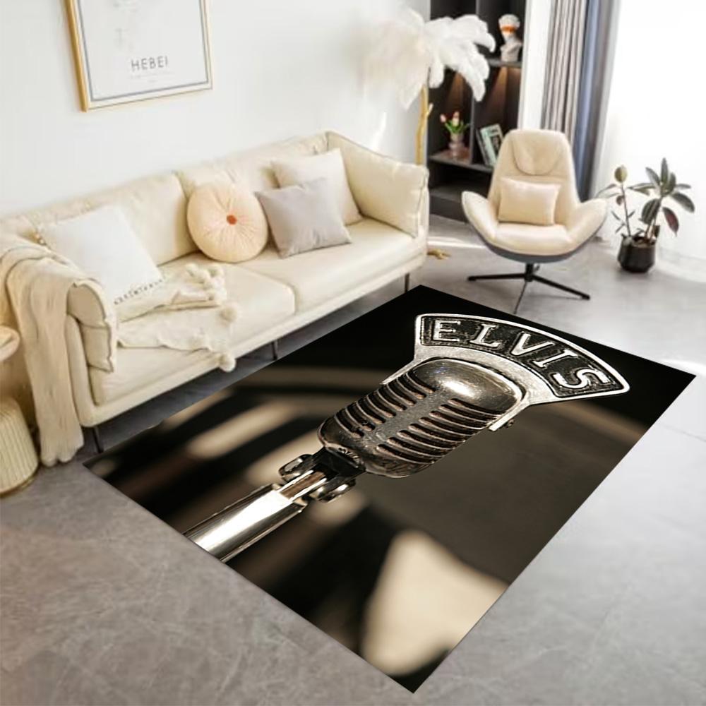 Elvis Presley Performance Carpet Design for Balcony Decorate room Living Rooms Foyer Anti-slip Rug Anime Office Decor Spiritual Gift