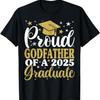 Proud Godfather Of A 2025 Graduate Graduation Family T-Shirt