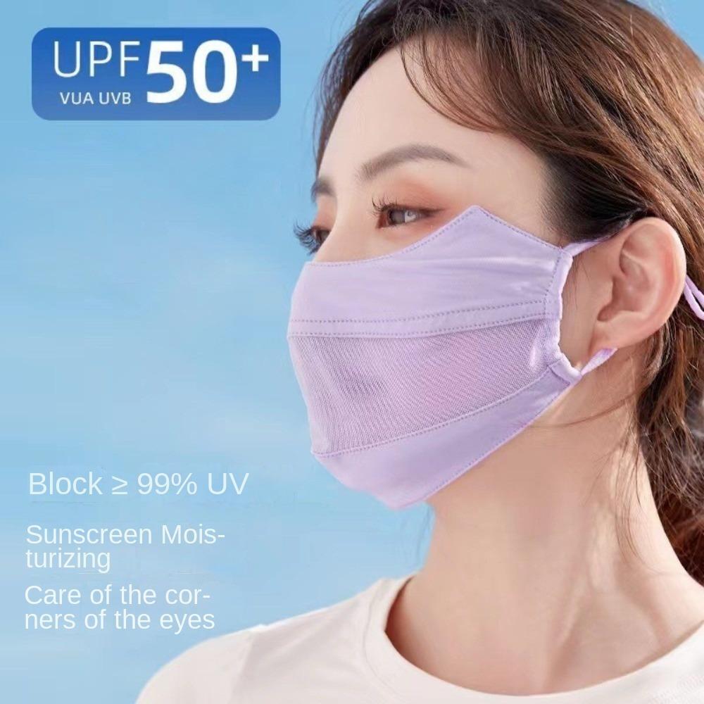 Ice Silk Ice Silk Mask Breathable Riding Face Mask New Face Cover Scarf  Gift