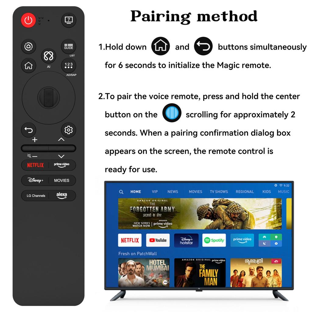AKB76046605 LG MR25GA Voice Smart TV Remote Control - Wireless & Popular