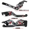 Compatible Aluminum Brake and Clutch Lever Handle Parking Lever Adjustment Gray Parking Brake Models ADV150, ADV160, Motorcycle, Set, Lever, Brake,
