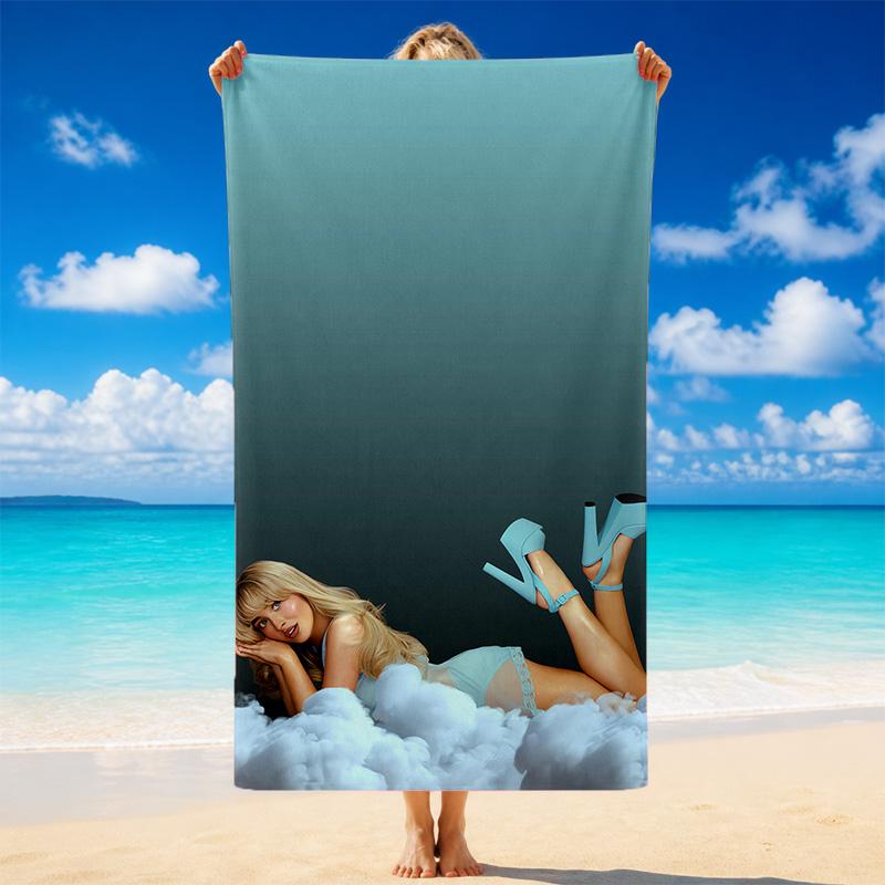 Sabrina Carpenter Quick Dry Microfiber Beach Towel Soft Absorbent Sand Resistant Towel For Beach Pool Travel Summer
