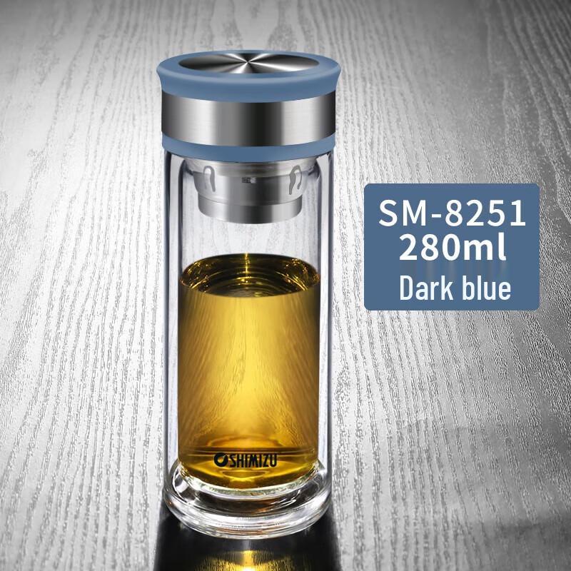 Shimizu 280ml Business Glass Water Bottle