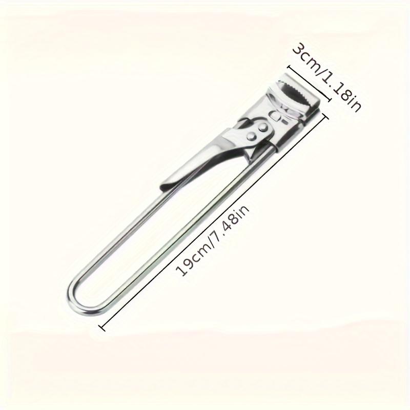 Stainless Steel Adjustable Jar & Bottle Opener- Multi-Functional Kitchen Tool with Ergonomic Grip for Easy Opening of Jars, Cans
