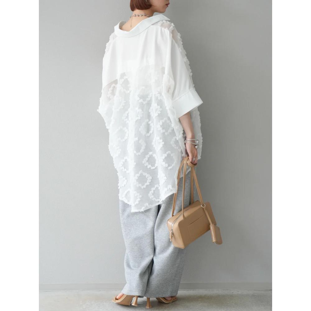 Dimanaf 2025 New Summer Women Blouse Short Sleeve Buttons Basic Fashion Tops Tees Casual Loose Blouse