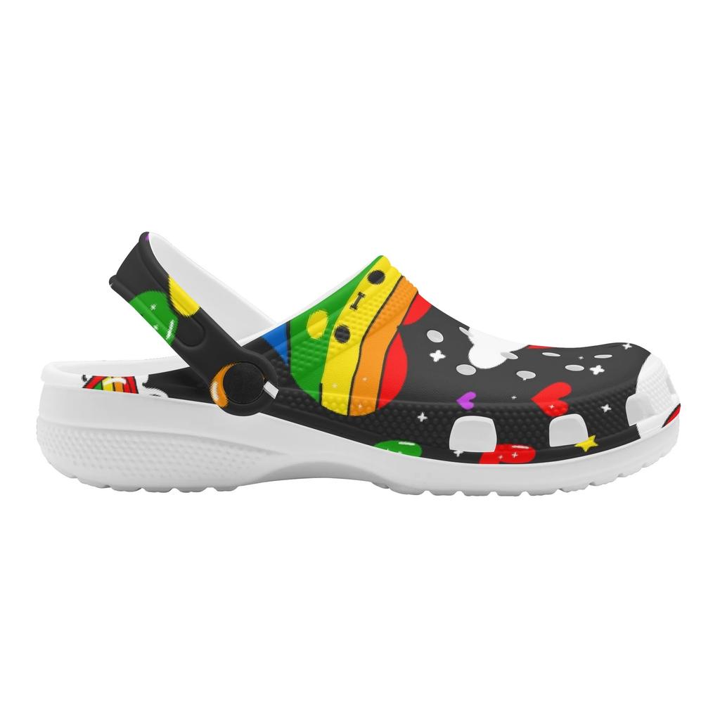 Pattern Printed EVA Clogs Women Men Breathable Lightweight Slip On Casual Footwear Soft Sole Summer Sandals Leisure Wear