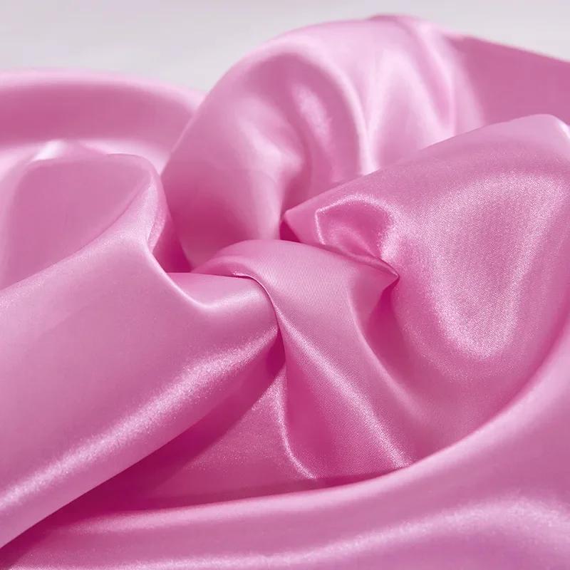 Imitated Silk Solid Color Cushion Cover with Zipper Breathable Smooth Pillowcase Home Decor for Sofa Chair 40/45/50/30x50/60cm