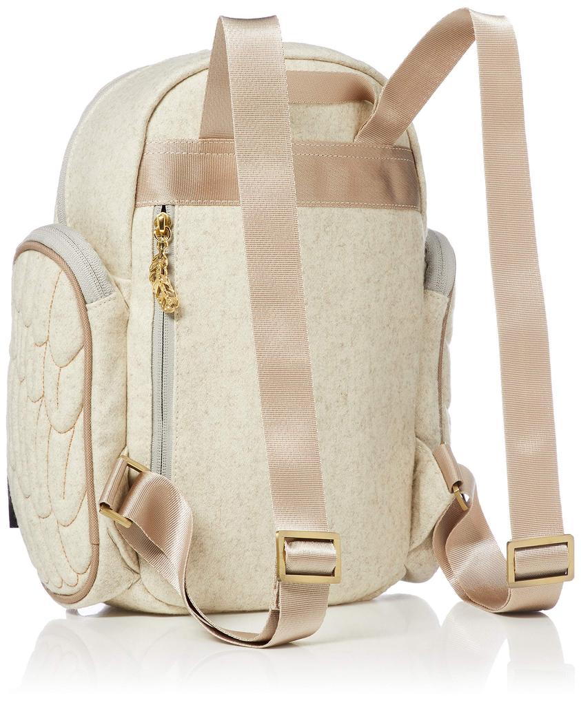 MORN CREATIONS Barn Owl Flannel White Women's Backpack,