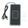 Chargeur de voiture sans fil 15W avec tapis antidérapant pour une expérience de conduite sûre