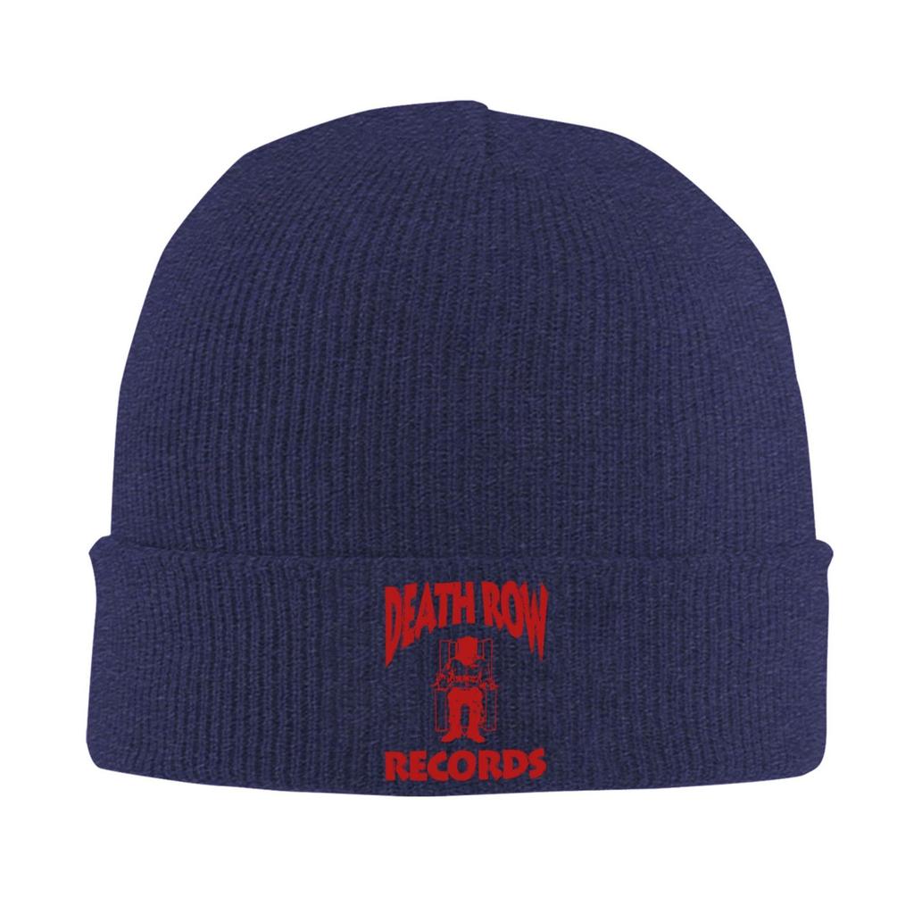 Death Row Cool Records Sommer Logo Hüte Mützen für Unisex Mütze Winter Weich Gemütlich Warm Stretch Dick Trendige Mützen Hüte Kappe