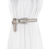 Fashion Adult Rhinestone Belt for Dress Sequins Waist Belt Locomotive Style Belt
