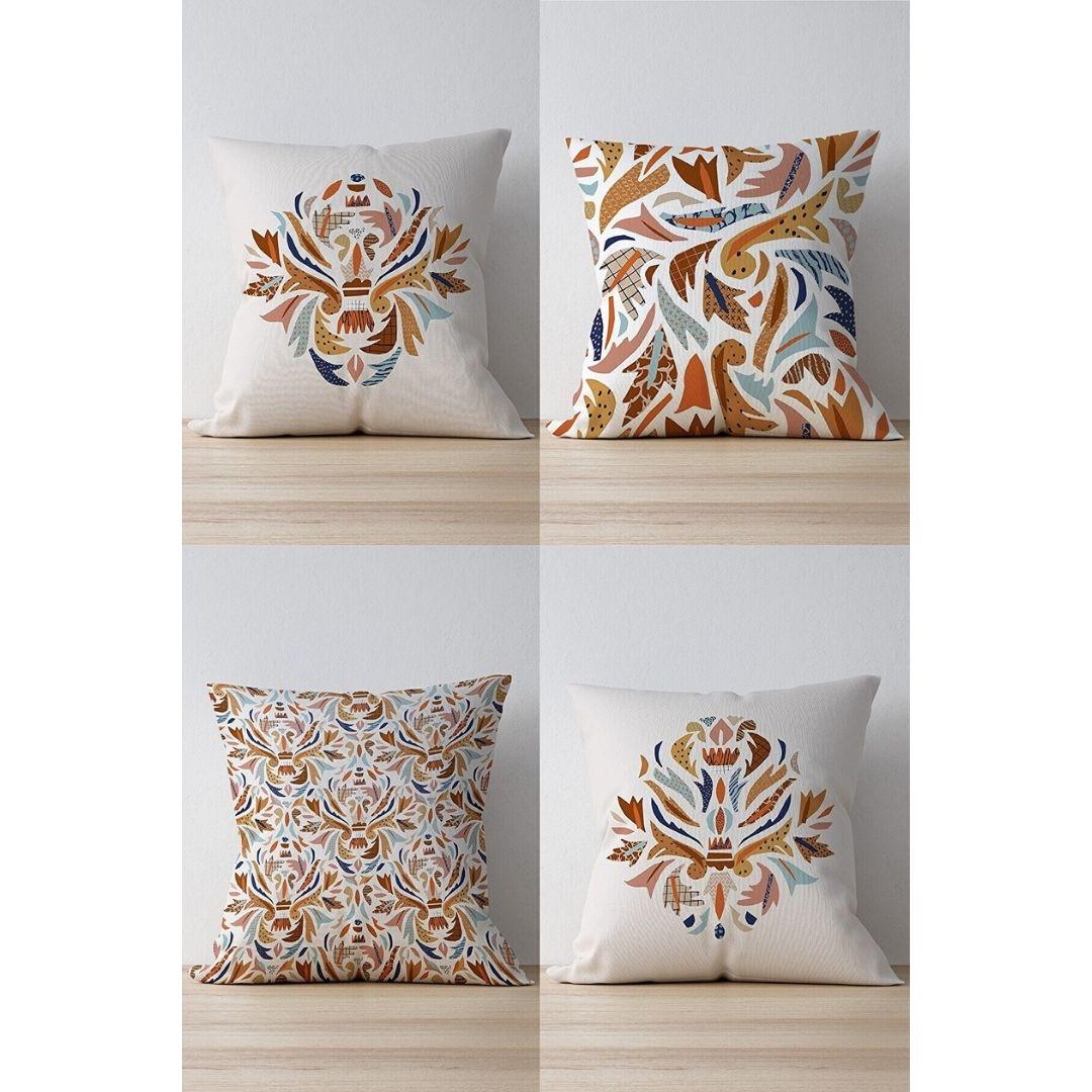 

Набор из 4 наволочек с двусторонним принтом