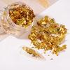 1 Box Nail Art Sequins Decoration Golden/Silver Color Irregular Tin Foil Flake DIY Manicure UV Gel Polish 3D Glitter Nail Decoration Accessories for