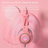SY-G25 Wired Headphone Sensitive Noise Reduction Detachable Cat Ears 3.5mm USB Omnidirectional Gaming Headset for Laptop