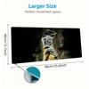 CR7 Mouse Pad, Large Gaming Desk Mat, Non-slip XXL Mousepad for Laptop & Tablet, Mini PC Playmat with Stitched Edges